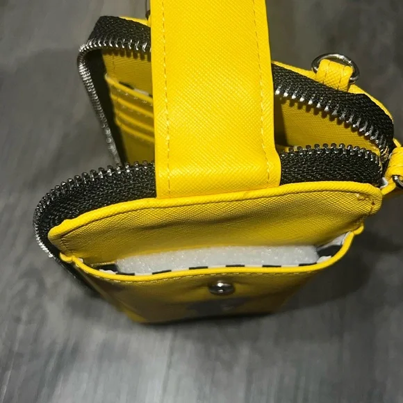 Marc Tetro Yellow Dachshund Cell Phone Wristlet/Wallet - Picture 6 of 6